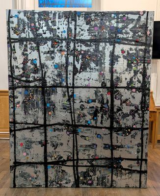 Xavier THOME-NOIRET (né en 1971) "Arzachel", technique mixte…