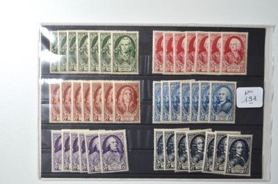 an image of a picture of a collection of stamps on a wall
