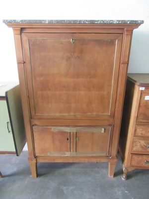 203.56 - Secretaire DE Style Louis Xvi EN Acajou ET Placage,…