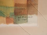 a picture of a painting on the wall of a room