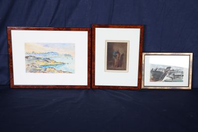 Ensemble de trois tableaux