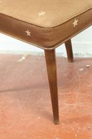 André ARBUS (1903-1969) Chaise "Constellation" en velours br… (photo 5)