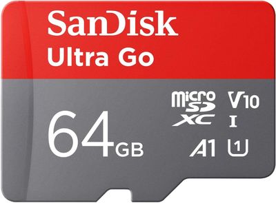 sandisk ultra go 64gb micro sd memory card