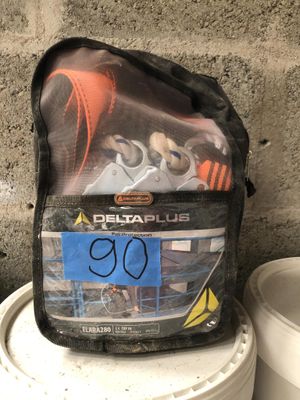 a bag that is sitting on top of a bucket