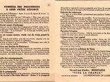 an old french newspaper with a picture of a man in a suit and tie