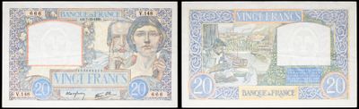 two different bank notes with a picture of a man and a woman on them