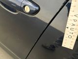 a measuring tape on the door handle of a car