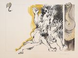 une image d'un dessin en noir et blanc d'un homme et d'une femme
