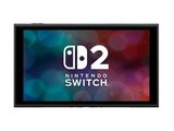 the nintendo switch logo is displayed on the screen in front of a white background