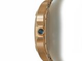 an image of a close up of a watch on a white surface