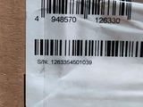a close up of a package with a barcode on it