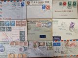 many mails that are on the table together