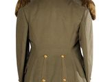 the back of a military jacket on a mannequin dummy