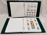 a close up of a binder with stamps on it on a table