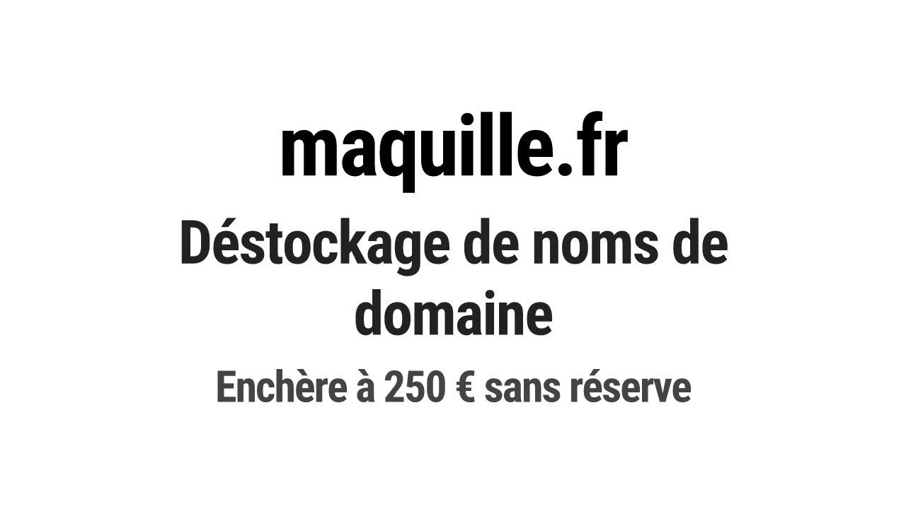 Destockage & Invendus