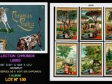 four pictures of a painting of a man riding a horse