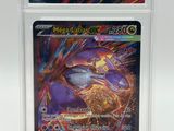 a close up of a card in a clear plastic holder