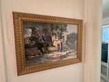 a picture of a painting hanging on the wall