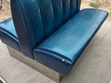 a couch that is sitting on top of a table