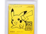 pokemon pikachu gold card
