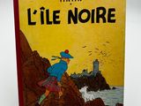 un vieux livre dont la couverture représente un garçon et un chien