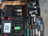 a black case with a lot of tools inside of it