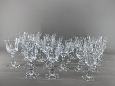 une photo représentant un groupe de verres à vin posés sur une table
