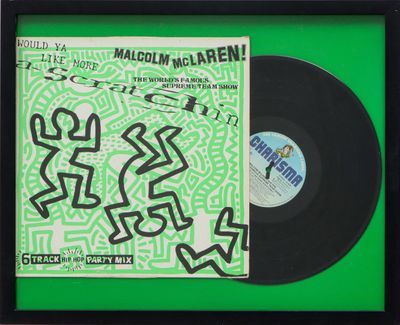 une image représentant une photo d'un disque dans un cadre noir