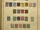 a book with a bunch of stamps on it