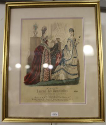une photo d'un tableau représentant des dames en robes d'époque