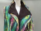 an image of a colorful jacket on a mannequin mannequin