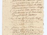 un morceau de papier sur lequel on peut écrire