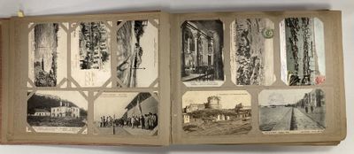 un livre ouvert sur lequel figurent plein d'images