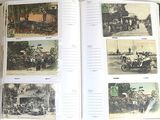 a book with pictures of people and cars in it