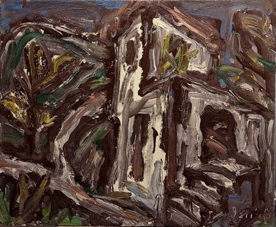 Jacques DANIEL (1920-2011) Paysage tourmenté, 2003