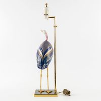 Campostrini & Trallori, lampe de table ornée d'une sculpture… (photo 5)