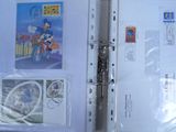 un classeur avec une image de Mickey Mouse dessus