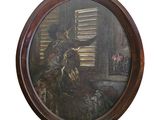 an image of a painting of a woman sitting in a chair