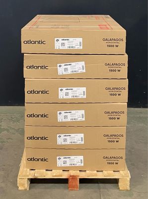 several boxes stacked on top of each other on a pallet