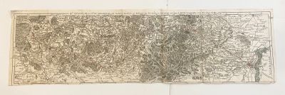 an open book with a drawing of a map on it