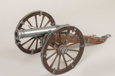 Canon type Napoléon III pour le tir à la poudre noire. - Photo 1
