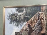a picture of a picture of a painting hanging on a wall
