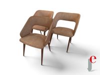 SUITE de trois chaises de style design italien, datant des a… (photo 2)