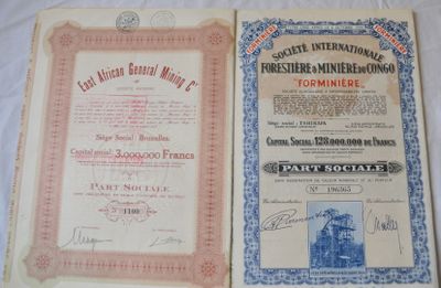two certificates from the first world war are displayed on a table