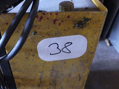 a yellow box with a sticker that says bc on it