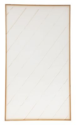 un cadre photo vide sur fond blanc, bordé d'une bordure marron