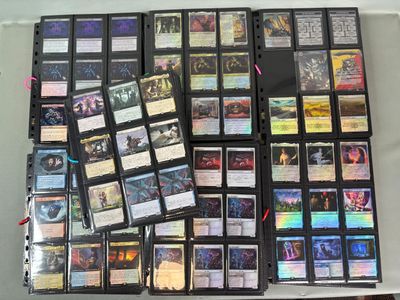 many different types of cards on the table