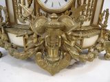 a clock that is sitting on top of a table