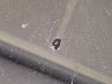 an image of a close up of a sink with a hole in it
