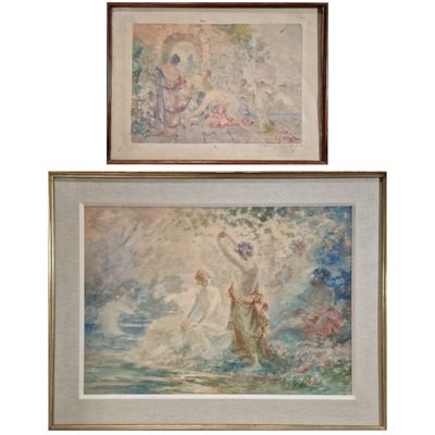 Gabriel GRIFFON (1866 - 1938) Dionysos et Naïdades